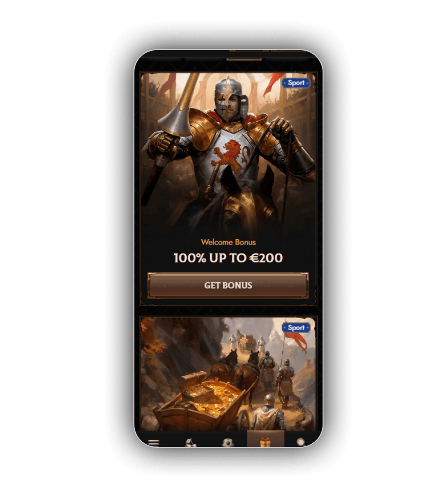 Crusado Casino reward pack